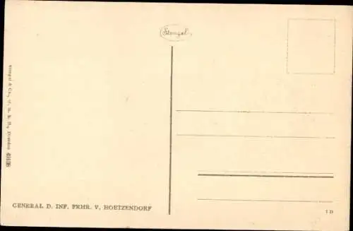 Ak General der Infanterie Franz Conrad von Hötzendorf, Portrait