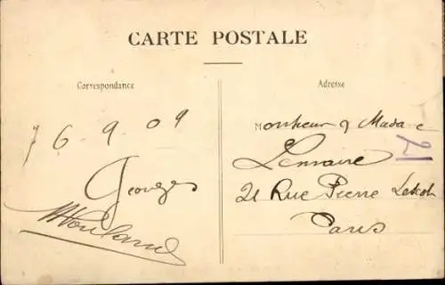 Künstler Ak Les Cotes de la Manche, Sortie d'un Canot de sauvetage