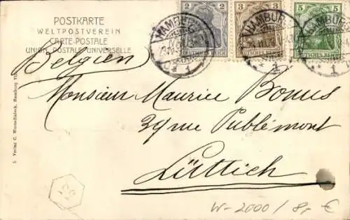 Ak Hamburg, Aus dem Abbruchsviertel, David Kalkerstift