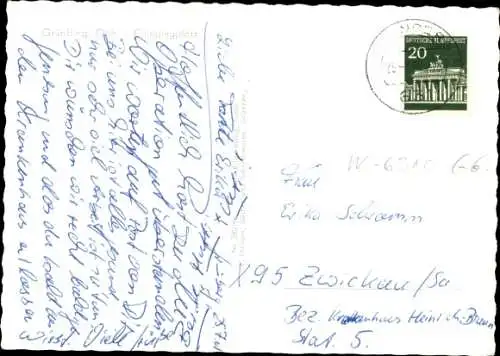 Ak Grünberg in Hessen, Campingplatz, Wohnwagen, Zelte