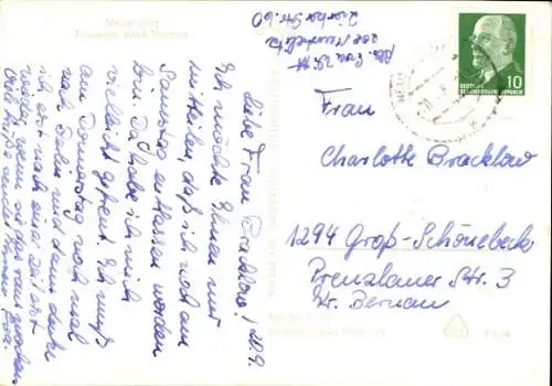Ak Neustrelitz in Mecklenburg, Friedrich Wolf Theater