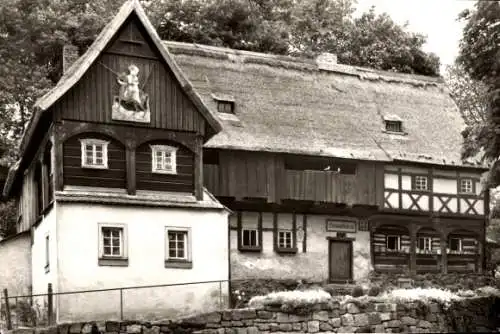 Ak Neusalza Spremberg in Sachsen, Reiterhaus, Kleinbauernhaus, 1650, Museum, Denkmal