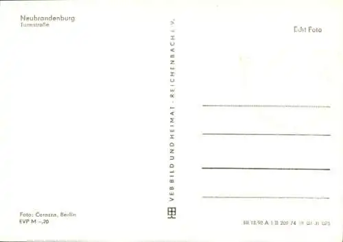 Ak Neubrandenburg in Mecklenburg, Turmstraße