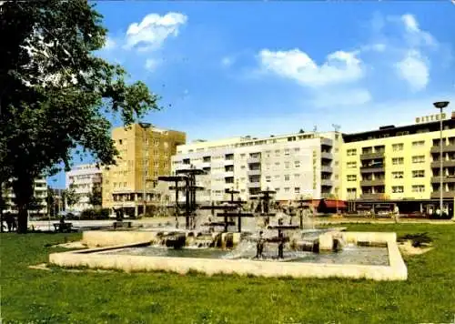 Ak Wattenscheid Bochum Ruhrgebiet, August Bebel Platz