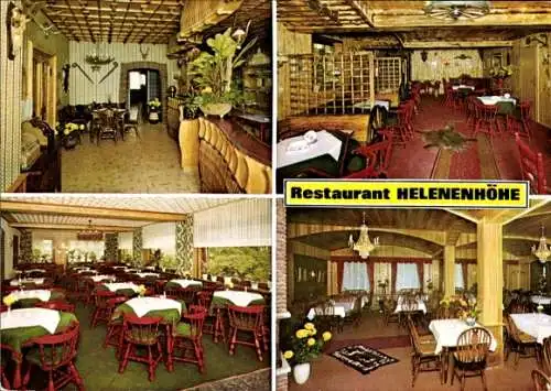 Ak Haltern am See, Innenansichten Restaurant Helenenhöhe