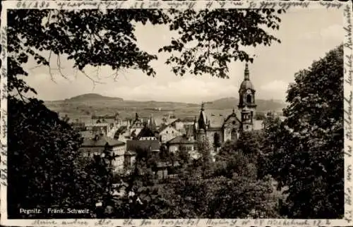 Ak Pegnitz Fränk. Schweiz, Panorama, Kirche