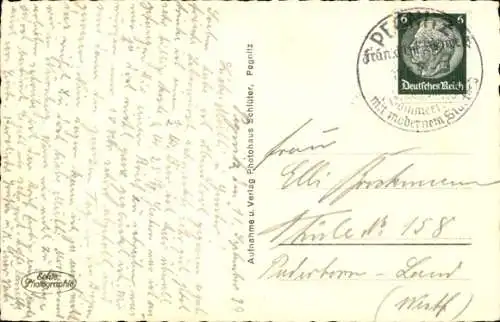 Ak Pegnitz Fränk. Schweiz, Panorama, Kirche