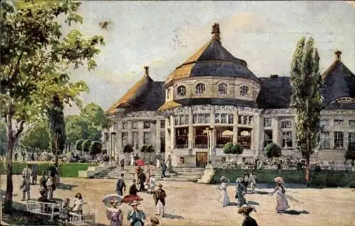 Künstler Ak Wagner, Richard, München Bayern, Hauptrestaurant, Bayrische Gewerbeschau 1912