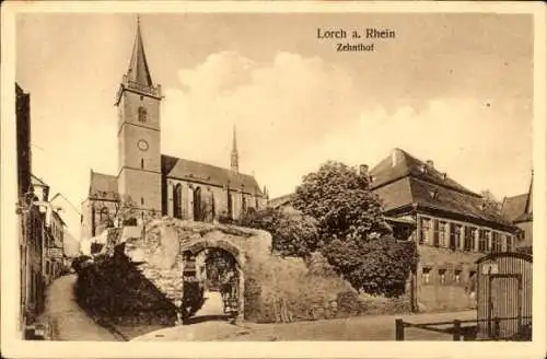 Ak Lorch im Rheingau Hessen, Zehnthof