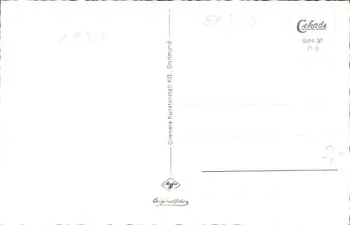 Ak Schwerte Nordrhein Westfalen, Rathaus, Kirche, Bahnhof, Gesamtansicht