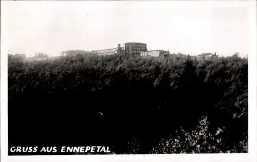 Foto Ak Ennepetal in Nordrhein Westfalen, Landschaftspanorama, Gebäude, Wald