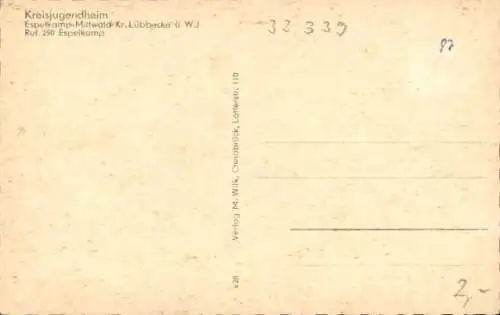 Ak Mittwald Espelkamp in Ostwestfalen Lippe, Kreisjugendheim