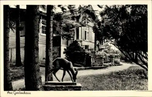 Ak Coppenbrügge, Sanatorium Lindenbrunn, Gartenhaus