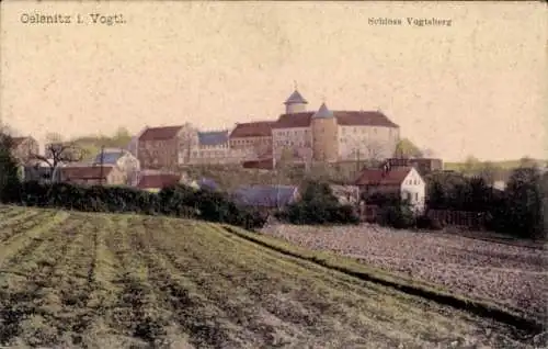 Ak Oelsnitz im Vogtland, Schloss Vogtsberg