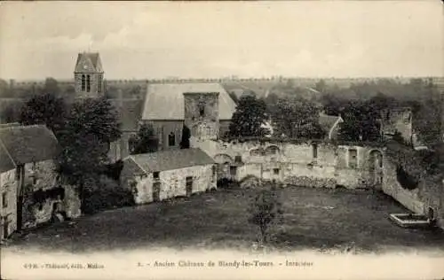 Ak Blandy les Tours Seine et Marne, Ancien Chateau