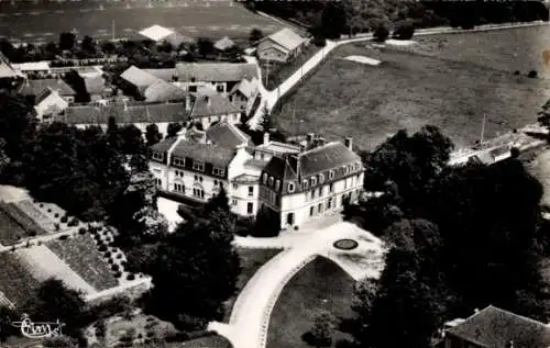 Ak Amillis Seine et Marne, Panorama, Maison de Repos