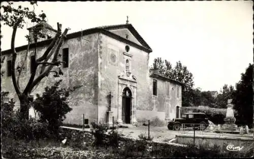 Ak Coudoux Bouches du Rhone, Kirche, Denkmal