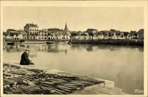 Ak Berre l’Étang Bouches-du-Rhône, Hafen, Lices de la Mer