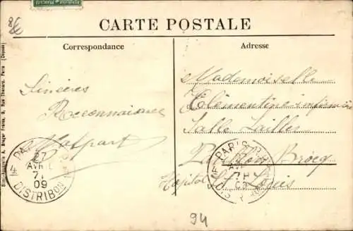 Ak Saint Maurice Val-de-Marne, Asile National des Convalescents, Pavillon Central