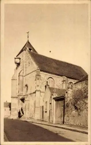 Ak Porcheville Yvelines, Eglise Saint-Severin