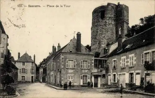 Ak Sancerre Cher, Place de la Tour