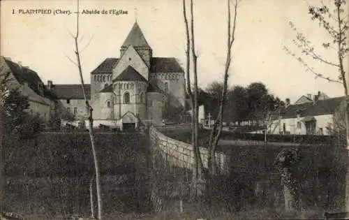 Ak Plaimpied Cher, Kirche