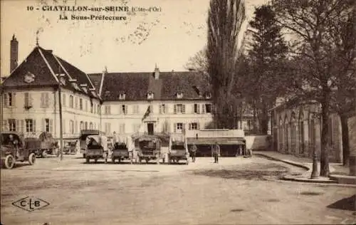 Ak Châtillon sur Seine Côte d’Or, La Sous-Prefecture