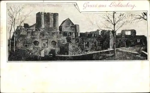 Ak Lichtenberg Elsass Bas Rhin, Schloss Lichtenberg