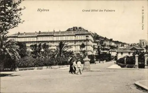 Ak Hyères Var, Grand Hotel des Palmiers