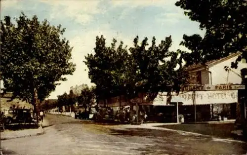 Ak La Londe les Maures Var, Avenue G.-Clemenceau