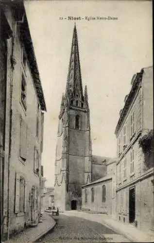 Ak Niort Deux Sèvres, Kirche Notre Dame