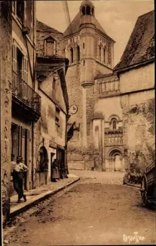 Ak Thouars Deux Sèvres, Kirche St. Medard, Rue Ligonnier