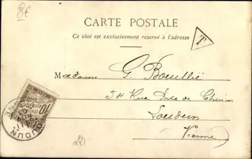 Ak Thouars Deux Sèvres, Rue du Chateau