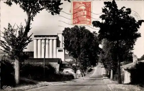 Ak Beaumont de Lomagne Tarn et Garonne, Silos et route de Montauban