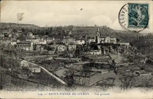 Ak Saint-Pierre de Livron Tarn et Garonne, Gesamtansicht