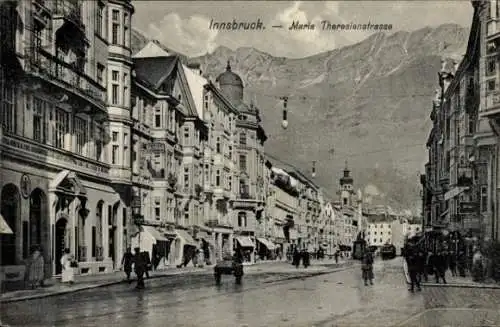 Ak Innsbruck in Tirol, Maria-Theresienstraße