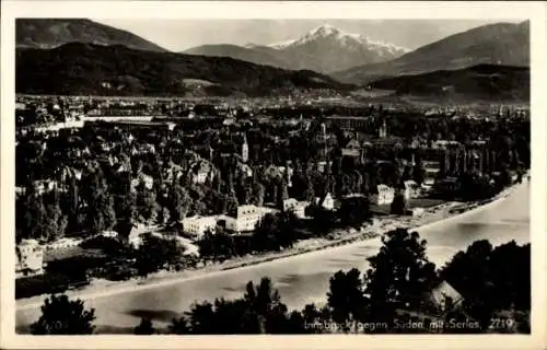 Ak Innsbruck in Tirol, Gesamtansicht, Serles