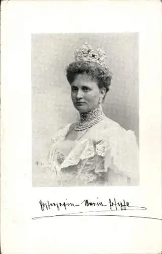 Ak Maria Josepha von Sachsen, Erzherzogin Maria Josefa, Portrait