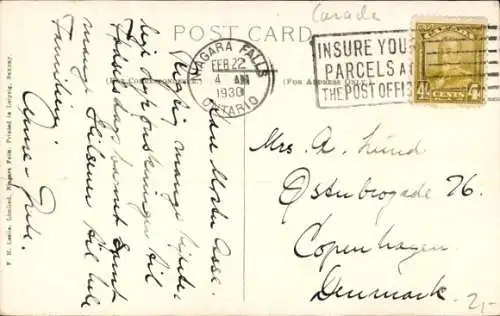 AK Ontario Kanada, Niagarafälle, Eisberge