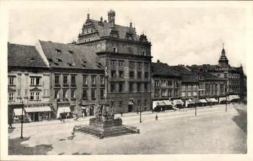 Ak Plzeň Pilsen Stadt, Rathaus