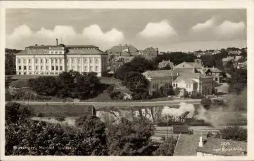 Ak Stavanger Norwegen, Panorama, Theater