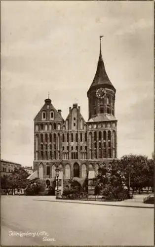 Ak Kaliningrad Königsberg Ostpreußen, Dom, Westfassade