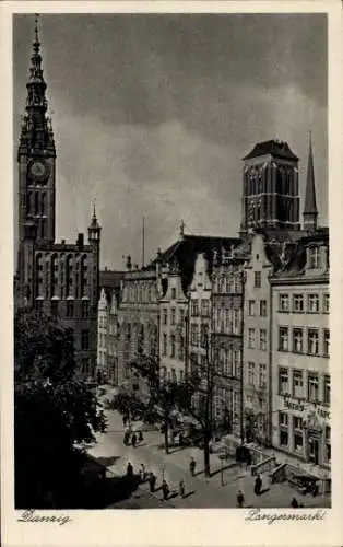 Ak Gdańsk Danzig, Langermarkt