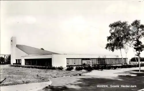 Ak Huizen Nordholland Niederlande, Kirche des Guten Hirten