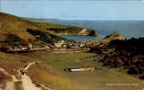 Ak Lulworth Südwestengland, Panorama