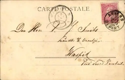 Ak Anvers Antwerpen Flandern, Innenhof des Museums