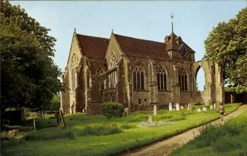 Ak Winchelsea East Sussex England, St. Thomas Kirche