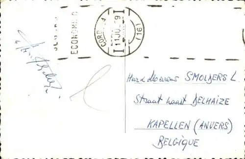 Ak Córdoba Andalusien Spanien, Säulengang der Moschee