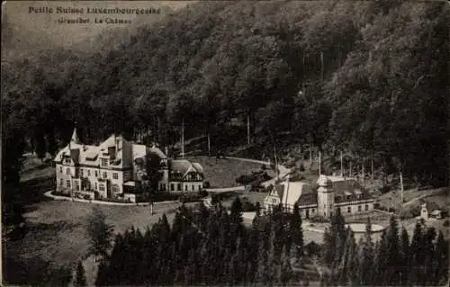 Ak Grundhof Luxemburg, Schloss, Kleine Schweiz