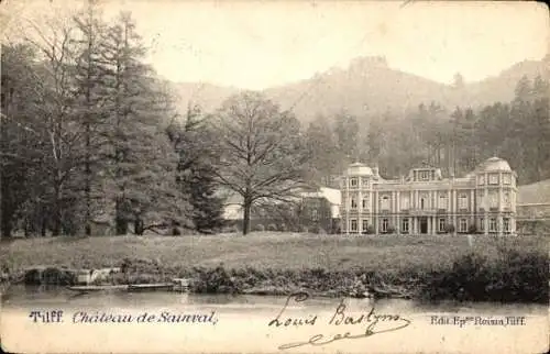 Ak Tilff Esneux Wallonia Lüttich, Château de Sainval